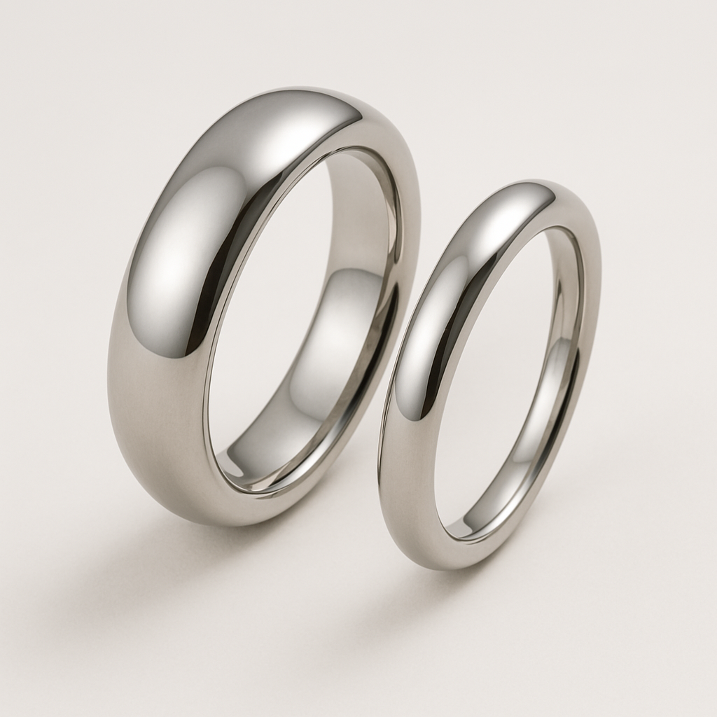 Paris Profile Wedding Rings