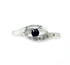 Silver Safira Sapphire & Diamond Ring