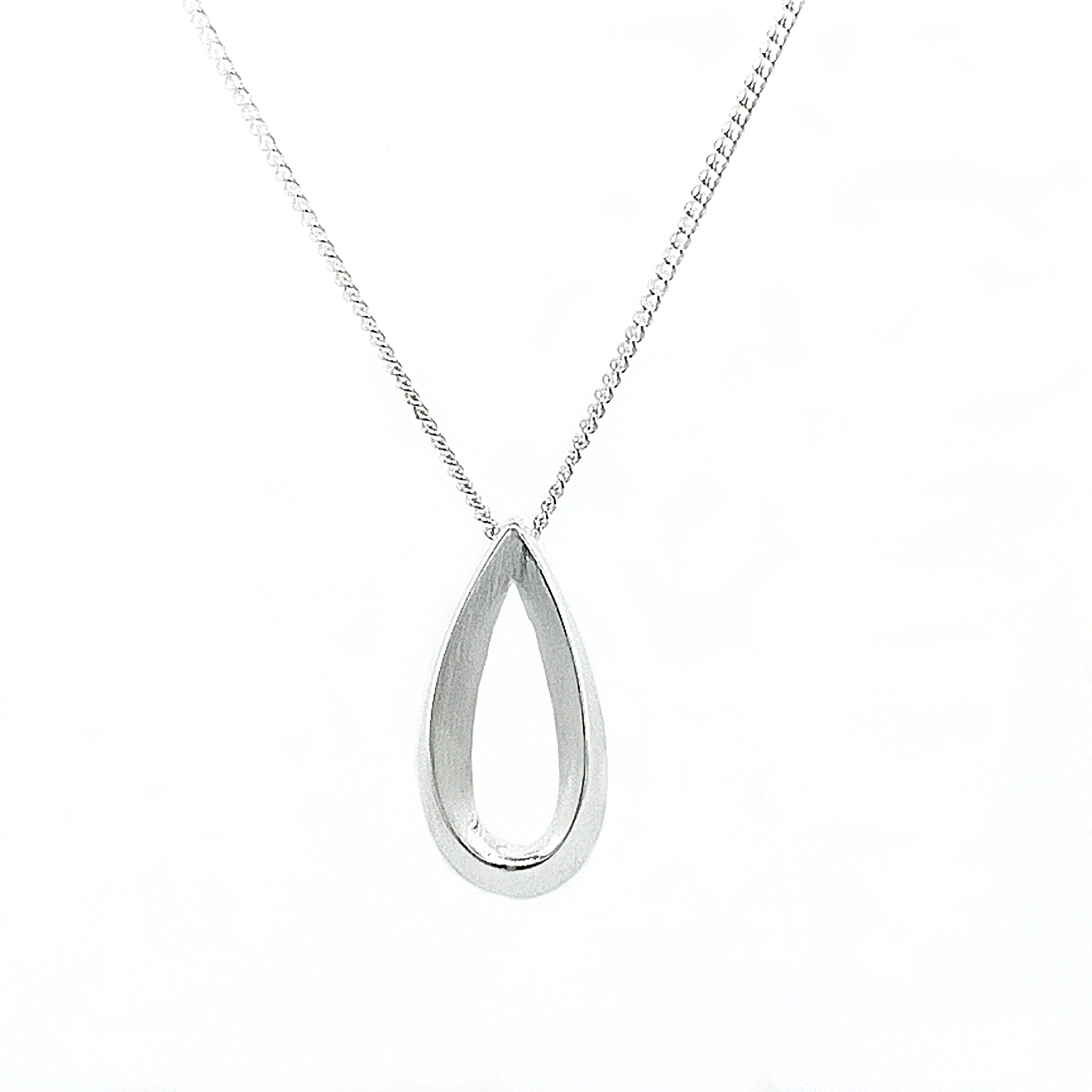 Silver Lacrima Pendant & Chain