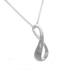 Silver Eternity Diamond Pendant & Chain