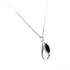 Silver Ashbee Onyx Pendant & Chain