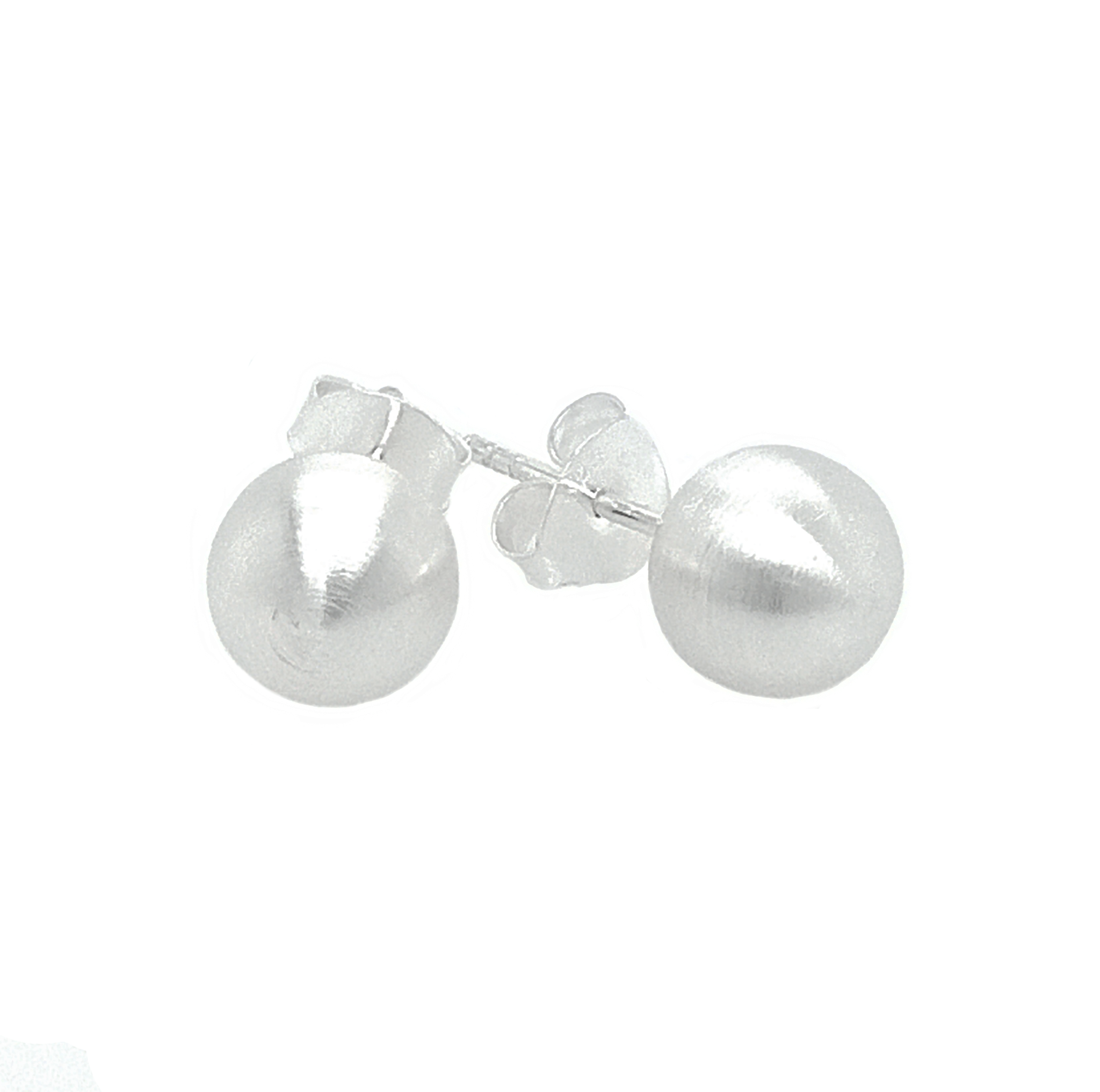 Silver Berry Stud Earrings