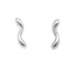 Silver Glissando Stud Earrings