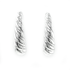 Sterling Silver Polished Twist Hoop Earrings