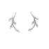 Silver Twiggy Stud Earrings