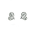 Silver Miro Zircon Stud Earrings