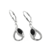 Silver Ashbee Onyx Drop Earrings