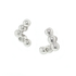 Silver Chevelle Diamond Stud Earrings