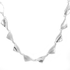 Silver Mouchoir Collar Necklace