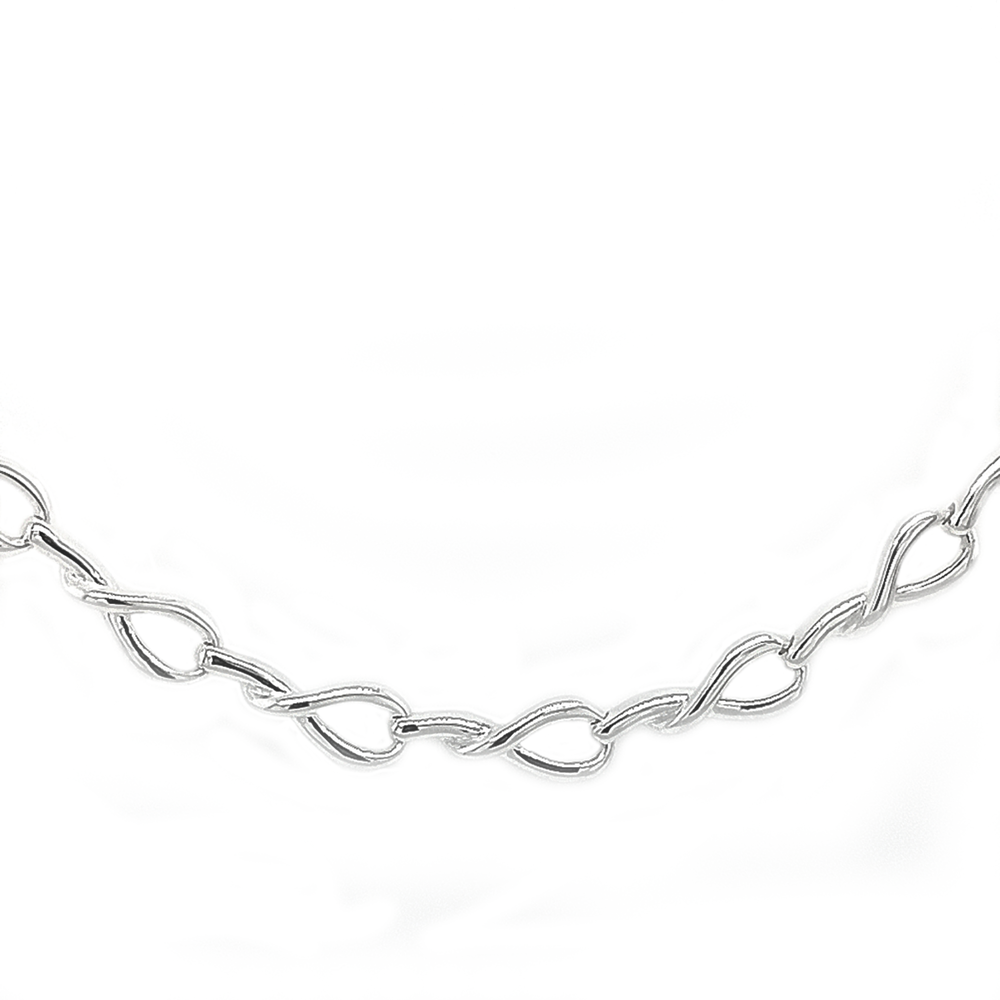 Silver Lasso Collar Necklace