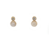 Silver Vermeil Cressida Moonstone & Zircon Stud Earrings