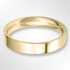 Classic Flat Court Wedding Ring Gold 4.0mm