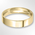 Classic Flat Court Wedding Ring Gold 5.0mm