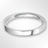 Classic Flat Court Wedding Ring Platinum 2.5mm