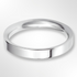 Classic Flat Court Wedding Ring Platinum 3.0mm
