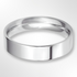 Classic Flat Court Wedding Ring Platinum 5.0mm