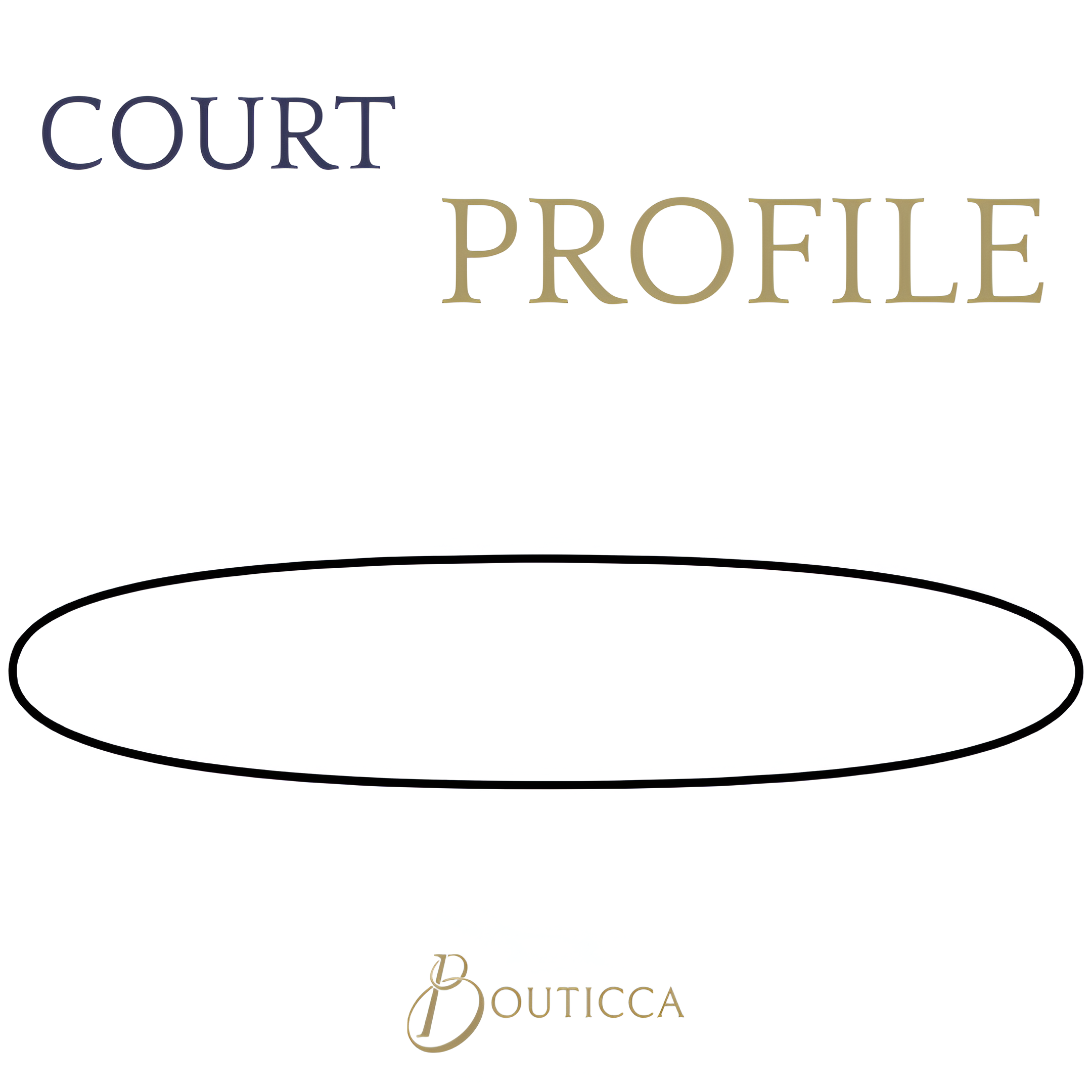 Court Ring Profile Diagram Illustration
