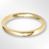 Classic Cushion Profile Wedding Ring Yellow Gold 2.0mm