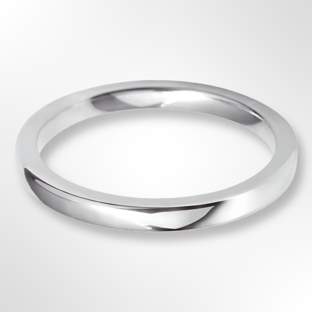 Classic Cushion Profile Wedding Ring Platinum 2.0mm