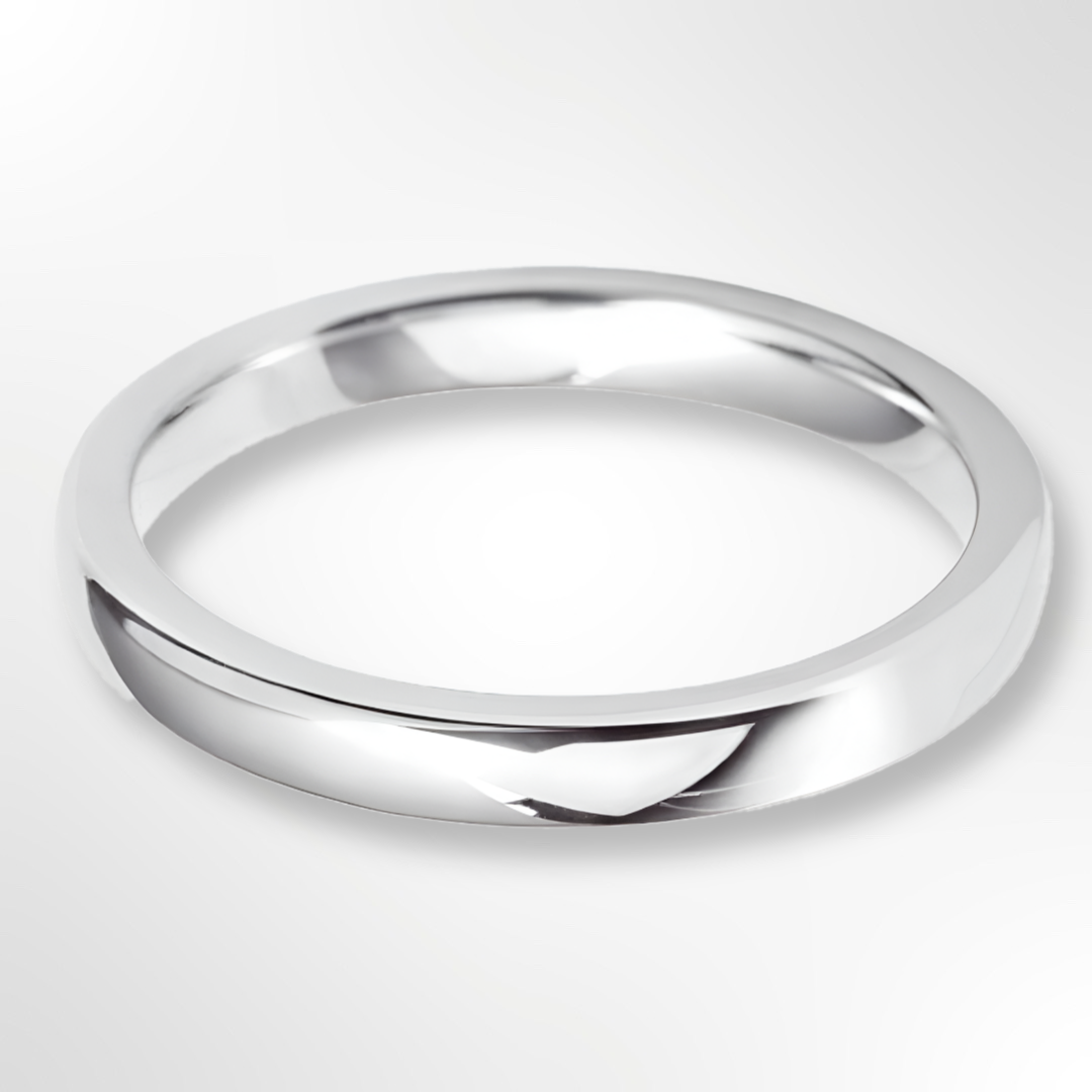 Classic Cushion Profile Wedding Ring Platinum 2.5mm