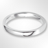 Classic Cushion Profile Wedding Ring Platinum 2.5mm