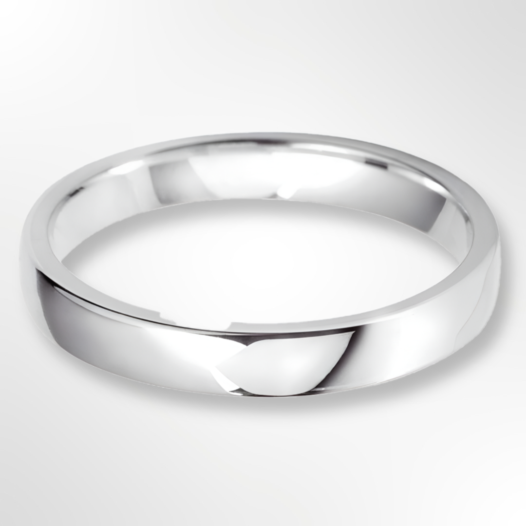 Classic Cushion Profile Wedding Ring Platinum 3.0mm