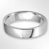 Classic Cushion Profile Wedding Ring Platinum 5.0mm