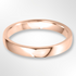 Classic Cushion Profile Wedding Ring Rose Gold 3.0mm