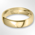 Heavy Court Wedding Ring Gold 6.0mm