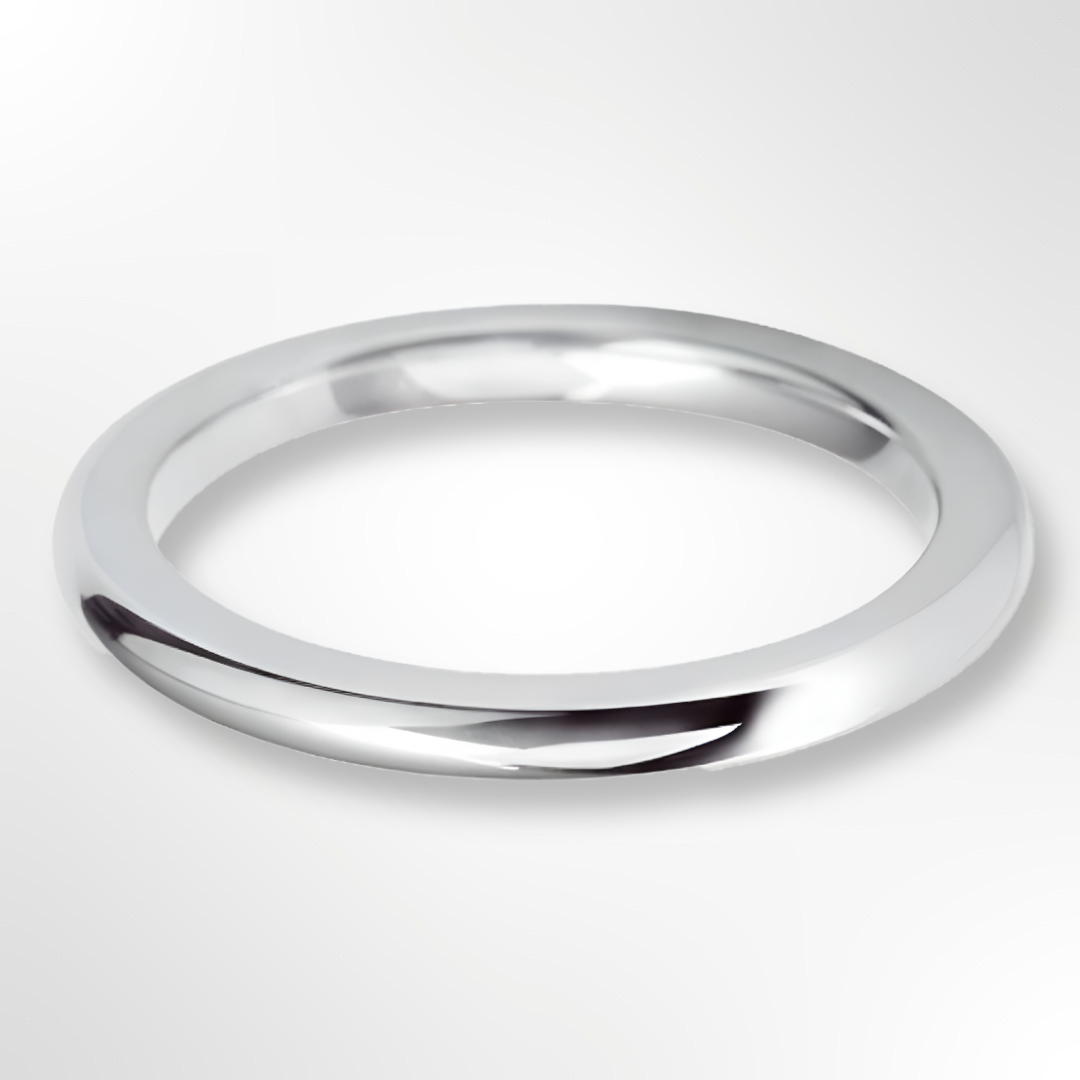 Heavy Court Wedding Ring Platinum 2.0mm