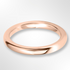 Heavy Court Wedding Ring Rose Gold 2.5mm