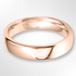Heavy Court Wedding Ring Rose Gold 5.0mm