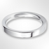 Heavy Flat Court Wedding Ring White Gold 3.0mm