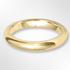 Heavy Paris Profile Wedding Ring Yellow Gold 3.0mm