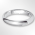 Heavy Paris Profile Wedding Ring White Gold 4.0mm