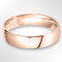 Light Court Wedding Ring Rose Gold 5.0mm