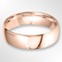 Light Court Wedding Ring Rose Gold 6.0mm