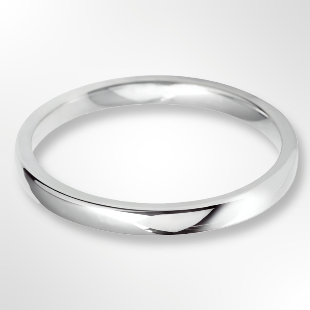 Light Cushion Profile Wedding Ring Platinum 2.0mm