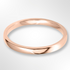 Light Cushion Profile Wedding Ring Rose Gold 2.0mm