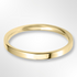 Light Flat Court Wedding Ring Gold 2.0mm