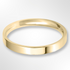 Light Flat Court Wedding Ring Gold 2.5mm