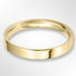 Light Flat Court Wedding Ring Gold 3.0mm