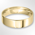 Light Flat Court Wedding Ring Gold 6.0mm