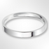 Light Flat Court Wedding Ring Platinum 2.5mm