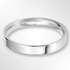 Light Flat Court Wedding Ring Platinum 3.0mm