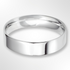 Light Flat Court Wedding Ring Platinum 5.0mm