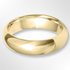 Light Paris Profile Wedding Ring Yellow Gold 6.0mm
