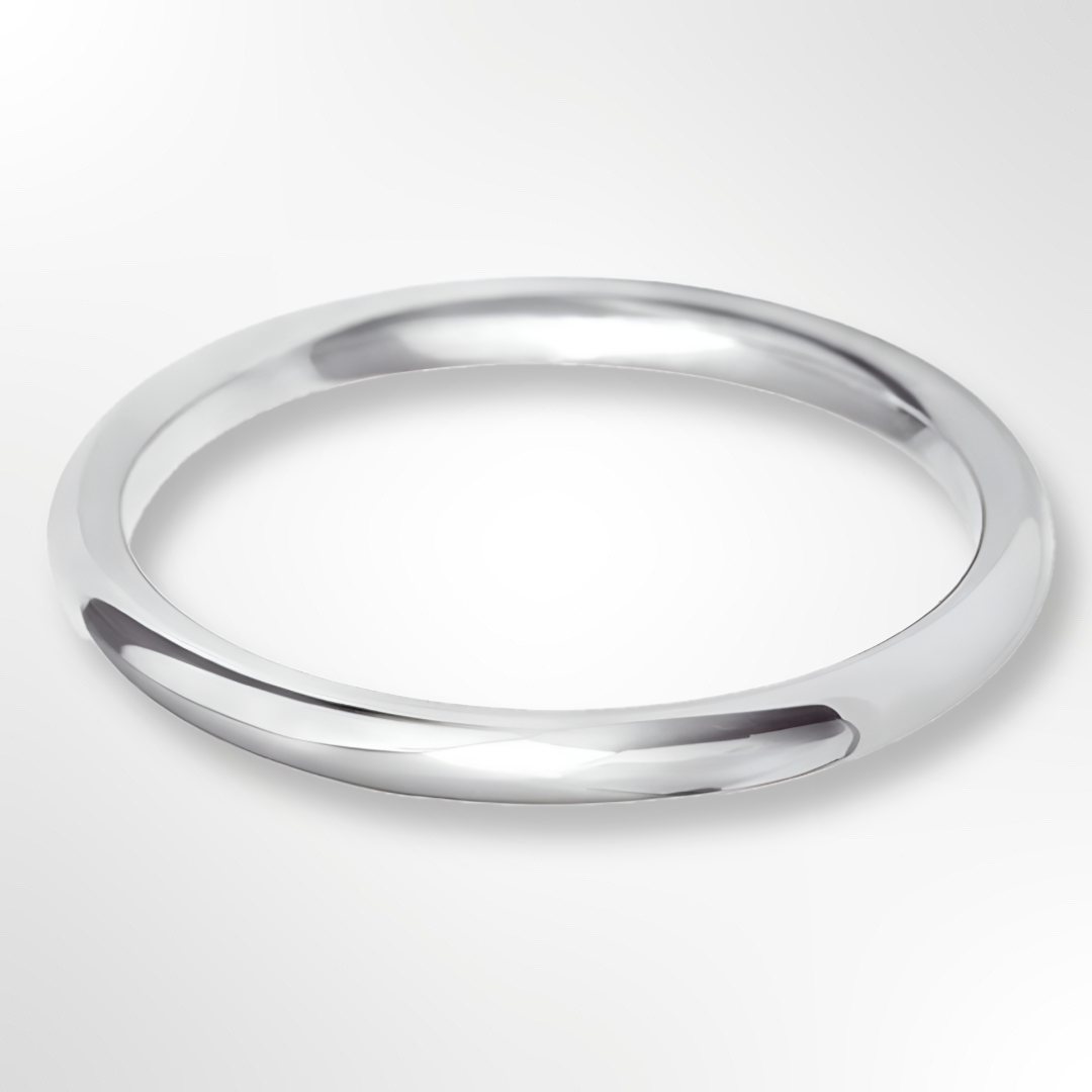 Classic Paris Profile Wedding Ring Platinum 2.0mm