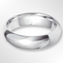 Light Paris Profile Wedding Ring White Gold 6.0mm
