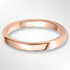 Rounded Flat Wedding Ring Rose Gold 2.0mm